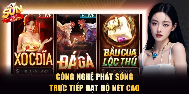 Công nghệ phát sóng trực tiếp đạt độ nét cao