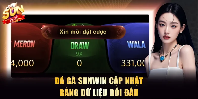 Đá gà Sunwin cập nhật bảng dữ liệu đối đầu