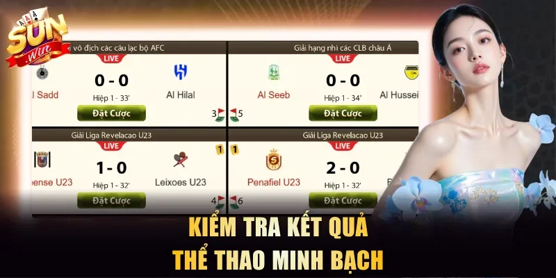 Kiểm tra kết quả thể thao minh bạch