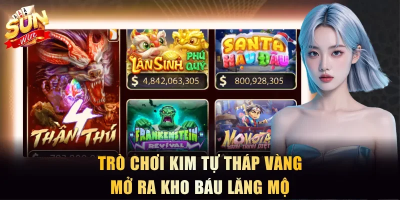 Trò chơi Kim Tự Tháp Vàng mở ra kho báu lăng mộ